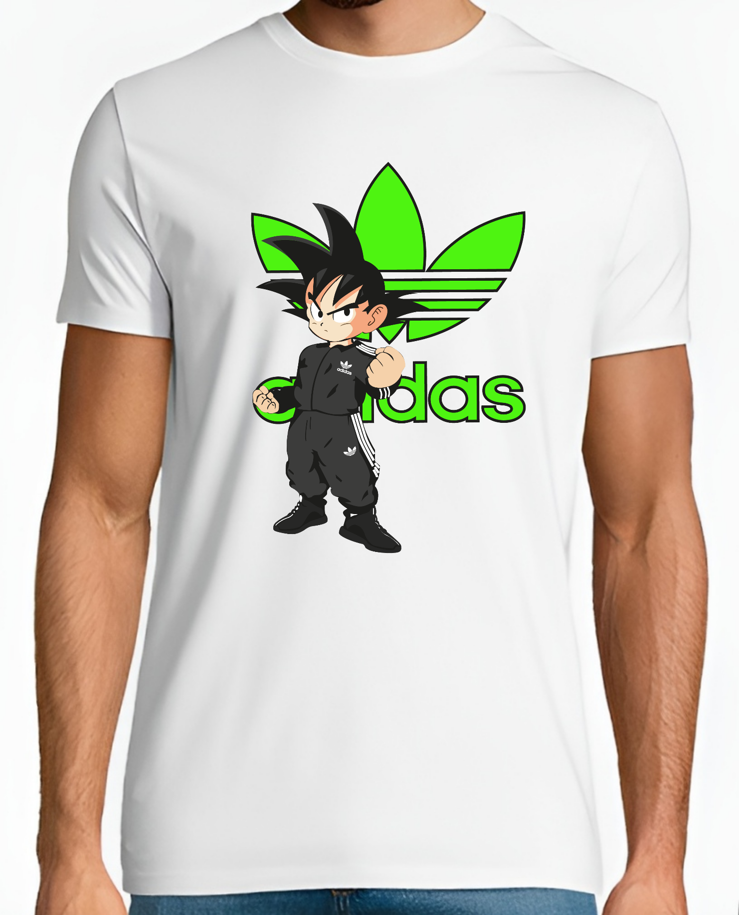 Camiseta Goku pequeno Adidas Personaliza2Textil